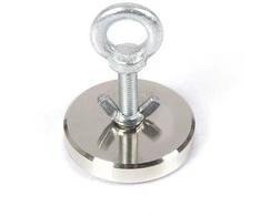 Black Magnet 120 kg vienpusis paieškos magnetas