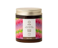 Ajurvedinis kūno sviestas Rose Love, Khadi, 250 ml