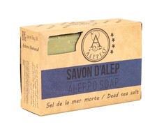 Alyvuogių muilas su negyvosios jūros druska Dead Sea Salt, Alepeo, 100g