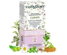 Apsauganti augalinė plaukų kaukė milteliais Caring, Cultivator's, 100g