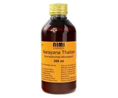 Atpalaiduojantis kūno masažo aliejus Narayana Thailam, Nimi Ayurveda, 200 ml
