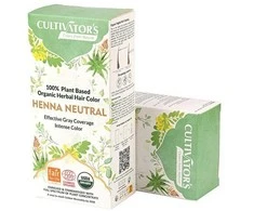 Augaliniai bespalviai plaukų dažai - kondicionierius Neutral Henna, Cultivator's, 100g