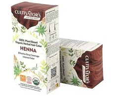 Augaliniai rausvos spalvos plaukų dažai Henna, Cultivator's, 100g