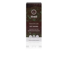 Augaliniai riešuto rudumo plaukų dažai Nut Brown, Khadi, 100g