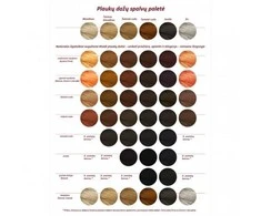 Augaliniai riešuto rudumo plaukų dažai Nut Brown, Khadi, 100g