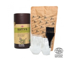 Augaliniai rudi plaukų dažai Deep Brown, Sattva Ayurveda, 150g