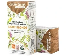 Augaliniai šviesūs plaukų dažai Light Skirtas šviesiems plaukams, Cultivator's, 100g