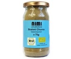 Mėlynžiedės taškuonės milteliai Brahmi Premium, Nimi Ayurveda, 75g