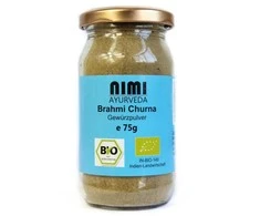 Mėlynžiedės taškuonės milteliai Brahmi Premium, Nimi Ayurveda, 75g