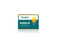 Himalaya Herbals Citrinų skonio pastilės gerklei Koflet-H, Himalaya, 12vnt.