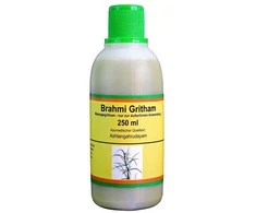 Galvos masažo aliejus Brahmi Gritham, Sree Sankara, 250 ml