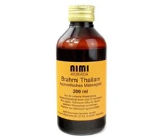 Galvos masažo aliejus Brahmi Thailam, Nimi Ayurveda, 200 ml