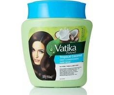 Giliai kondicionuojanti kaukė plaukams Tropical Coconut, Dabur Vatika, 500g