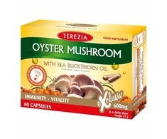 TEREZIA OYSTER GRYBAS SU ŠALTALANKIŲ ALIEJUMI 60 KAPSULIŲ