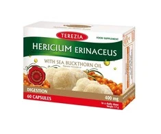 TEREZIA HERICIUM ERINACEUS GRYBAS SU ŠALTALANKIŲ ALIEJUMI 60 KAPSULIŲ