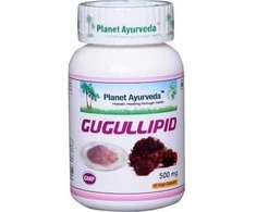 Ayumi Naturals Indinis miramedis Gugullipid, ekologiškas, Planet Ayurveda, 60 kapsulių
