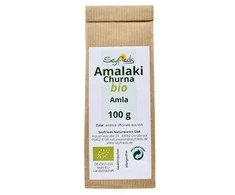 Indiškojo lapainio Amla milteliai Amalaki, ekologiški, Seyfried, 100g