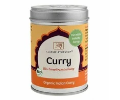 Kario mišinys Curry, maltas, ekologiškas, Classic Ayurveda, 80g