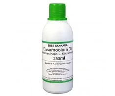 Kūno ir galvos masažo aliejus Dashamula (Dasamoolam), Sree Sankara, 250 ml