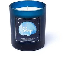 Kvepianti sojų vaško žvakė Sleep stikliniame inde, „Song of India”