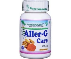 Ayumi Naturals Maisto papildas Aller-G Care, Planet Ayurveda, 60 kapsulių