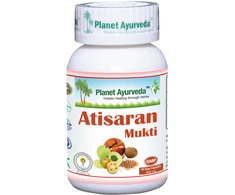 Ayumi Naturals Maisto papildas Atisaran Mukti, Planet Ayurveda, 60 kapsulių