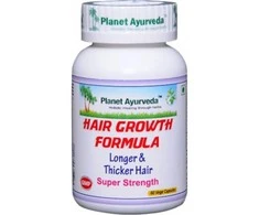 Ayumi Naturals Maisto papildas Hair Growth Formula, Planet Ayurveda, 60 kapsulių