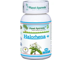 Ayumi Naturals Maisto papildas Halorhena, Planet Ayurveda, 60 kapsulių