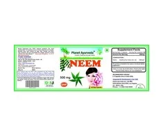 Ayumi Naturals Indinis nimbamedis Neem, Planet Ayurveda, 60 kapsulių