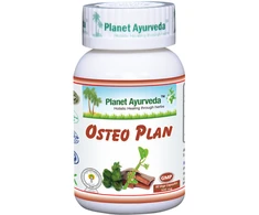 Ayumi Naturals Maisto papildas Osteo Plan, Planet Ayurveda, 60 kapsulių