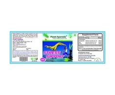Ayumi Naturals Maisto papildas Stress Support, Planet Ayurveda, 60 kapsulių