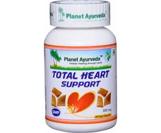 Ayumi Naturals Maisto papildas Total Hearth Support, Planet Ayurveda, 60 kapsulių