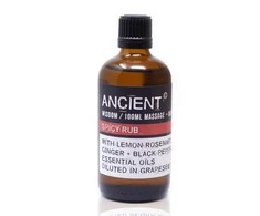Masažo aliejus Spicy Rub, Ancient, 100 ml