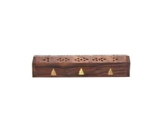 Medinis smilkalų laikiklis-dėžutė Buddha, Sattva Ayurveda