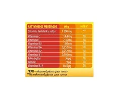 TEREZIA KIDDY VIT MULTIVITAMINAI GUMINUKAI SU ŠALTALANKIAIS - DŽIUNGLIŲ PASAULIS 70 VNT (280 G) TEREZIA
