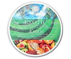 Natūralus cukraus kūno šveitiklis Exotic, Saules Fabrika, 250g