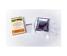 Pagaminta Indijoje pagal Elfam Herbalshop SIA, Latvija užsakymą Natūralūs šviesiai rudi plaukų dažai šviesiai rudas, Indian Henna, 100g