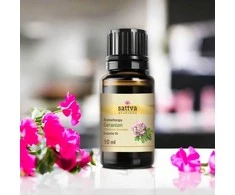 Pelargonijų eterinis aliejus Geranium, Sattva Ayurveda, 10ml