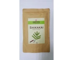 Plaukų kaukės ir šampūno milteliai Shikakai, Sattva Ayurveda, 100g