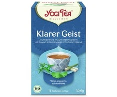 Prieskoninė arbata Ginkgo Klarer Geist, Yogi Tea, ekologiška, 17 pakelių