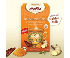 Prieskoninė arbata su ciberžole Kurkuma Chai, Yogi Tea, 17 pakelių