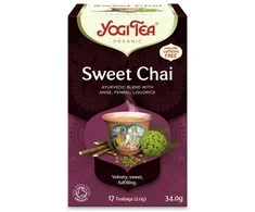 Prieskoninė arbata Sweet Chai, Yogi Tea, ekologiška, 17 pakelių