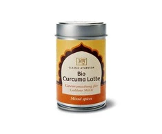 Prieskonių mišinys Auksiniam pienui Curcuma Latte Bio, Classic Ayurveda, 50 g