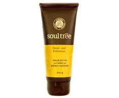 Rankų ir pėdų kremas su abrikosų kauliukų aliejumi ir bičių vašku SoulTree, 100 g