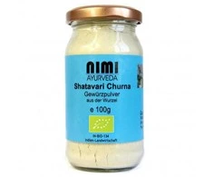 Standžiojo smidro milteliai Šatavari Shatavari Premium, Nimi Ayurveda, 100g