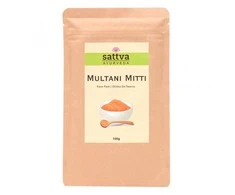 Fulerio žemės milteliai veido kaukei Multani Mitti, Sattva Ayurveda, 100g
