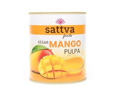 Sattva Ayurveda Konservuotų mangų tyrė Mango, Sattva Foods, 850g