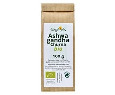 Migdomosios vitanijos Ashwagandha milteliai, ekologiški, Seyfried, 100g