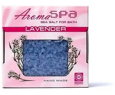 Saules Fabrika Jūros druska voniai su levandomis, Aroma Spa, 450g