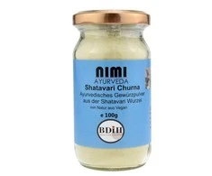 Standžiojo smidro milteliai Šatavari Shatavari Premium, Nimi Ayurveda, 100g